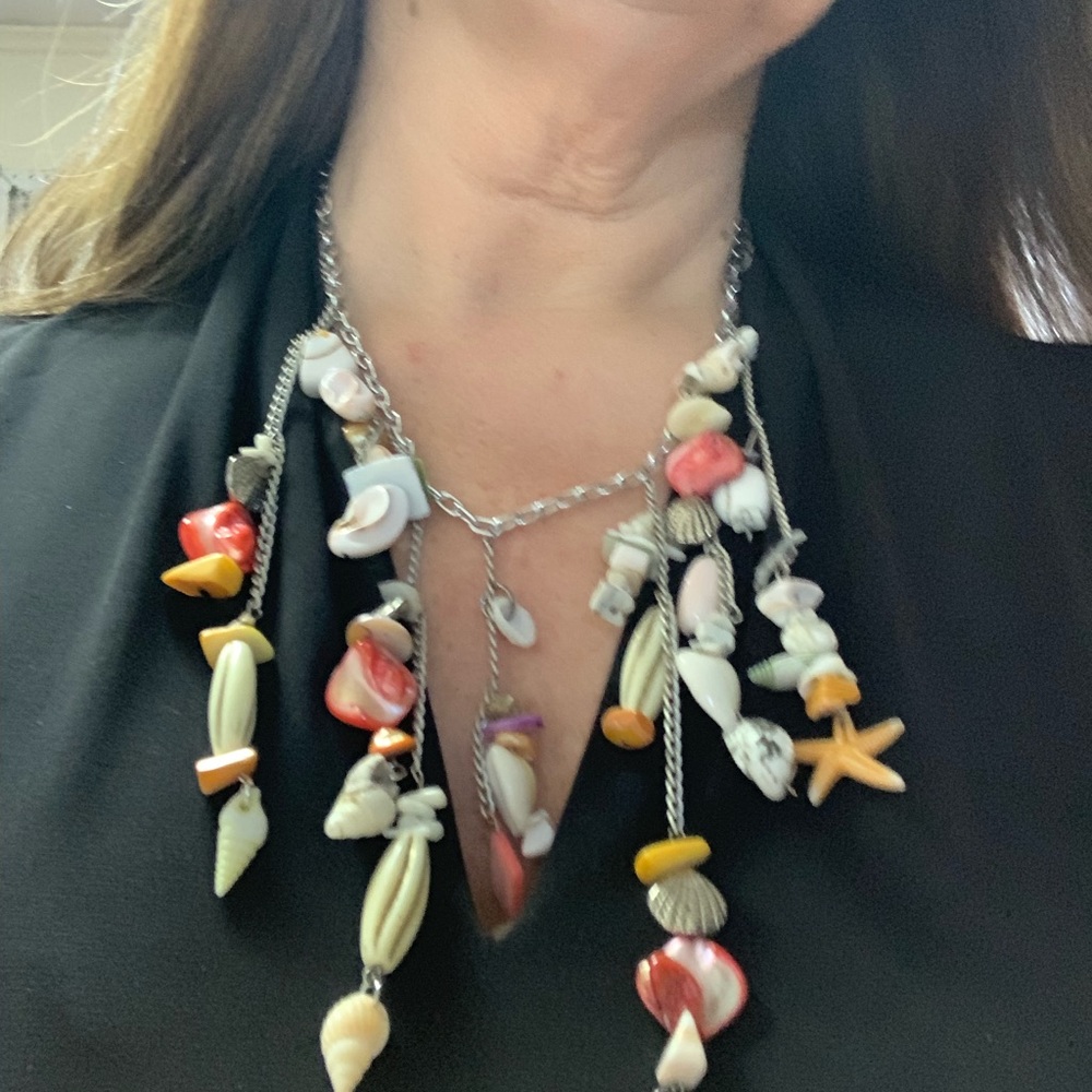 Cascading Shell necklace